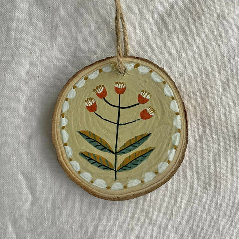 NEW Red Flower - Hanging Decoration
