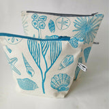 Wash Bags - Shells and Corals