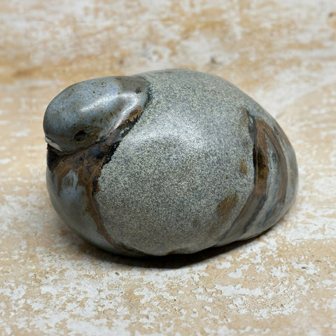 Stoneware Pigeon - Handmade Ceramic Sculpture