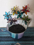Flower Spikes - Stained Glass