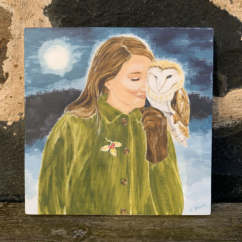 Silent Night - Original Painting On Wood