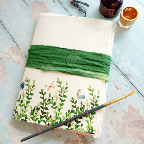 A5 Greenery With Ribbon