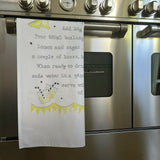 Lemonade Recipe Tea Towel