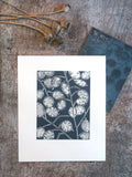 Honesty Seedheads, Limited Edition Lino Print