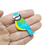 Blue Tit Pin Badge