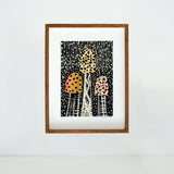 Mushrooms, No. 3 - Art Print