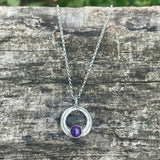 Amethyst Pendant Necklace