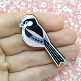 Long Tailed Tit Pin Badge