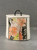 Flower Power Keepsake Pot - handmade ceramic