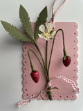 Keepsake Hanging Wild Strawberry - Flower Sculpture
