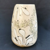 Happy Daze Vase Or Utensil Holder - handmade ceramic
