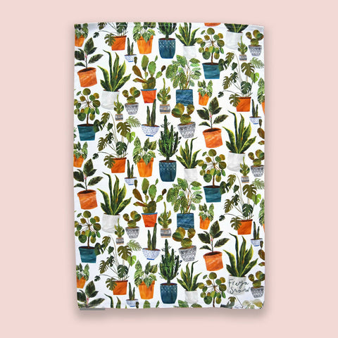 Houseplants - Tea Towel