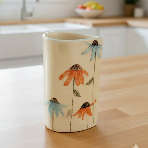 Sunshine Showers Vase - handmade ceramic