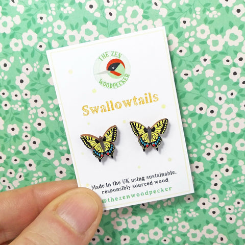 Swallowtail Butterfly Earrings