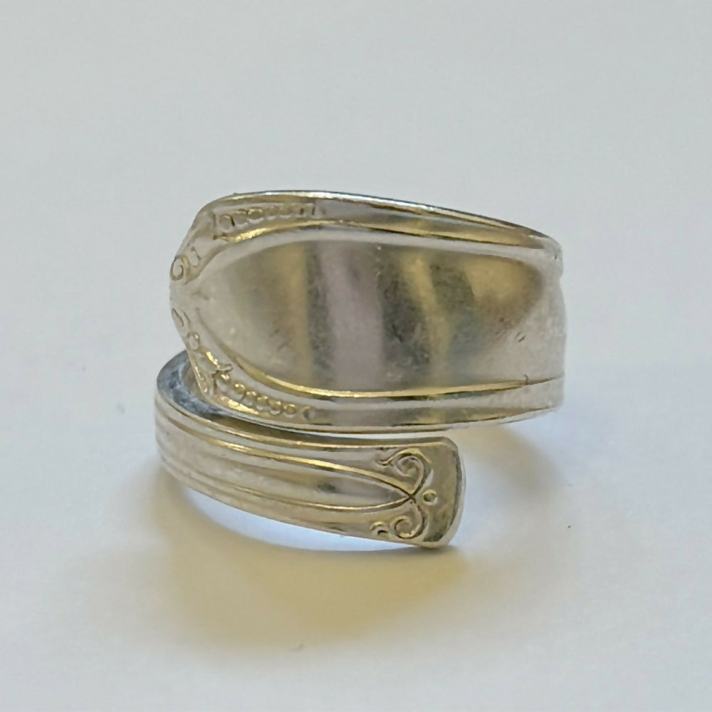 1936 Sterling Silver Coffee Spoon Ring