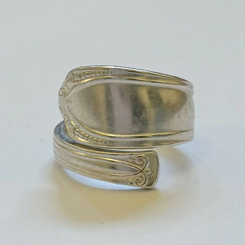 1936 Sterling Silver Coffee Spoon Ring