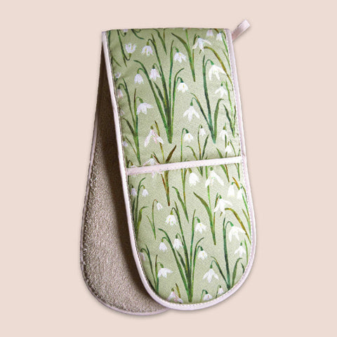 Snowdrops - Oven Gloves