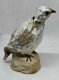 Original Handmade Stoneware Ring Dove - Ceramic Sculpture