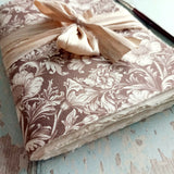WM Brown & white flowers NO.3