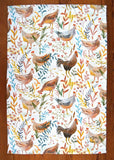 Chickens Tea Towel - Freya Snow