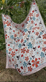 Dawn Meadow Silk Scarf 65cm Silk Twill Hand-Rolled Hem