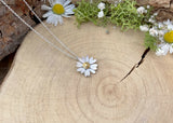 Gold & Silver Daisy Necklace by Curious Magpie Jewellery (8)