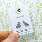 Pigeon Earrings