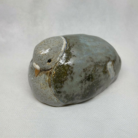 Small Stoneware Pigeon - Handmade in Devon - Ceramic Sculpture