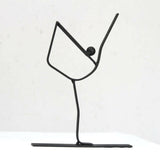 Dancer Yoga Pose - Steel Sculpture