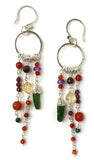Earth Treasure Gemstone Earrings - Russet
