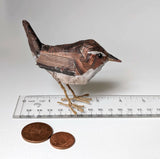 Wren - Papier-Mâche Sculpture