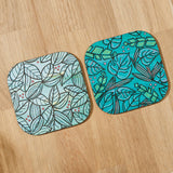 Overleaf & Tropicana - Coaster Set