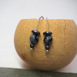 Snowflake Obsidian Earrings