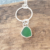 Silver and Seaglass Pendant