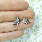 Pigeon Earrings
