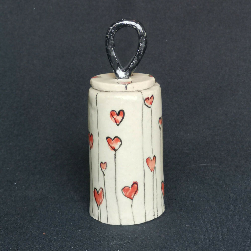 Loveblooms Keepsake Pot - handmade ceramic