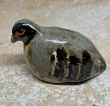 Small Stoneware Game Bird - Handmade Ceramic Sculpture
