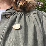 Wooden Bird Badge