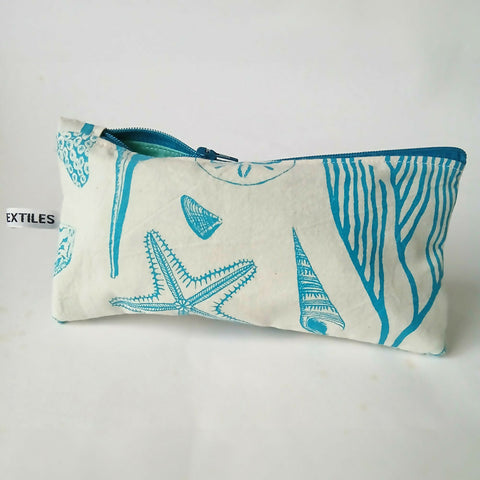 Pencil Case - Shells and Corals