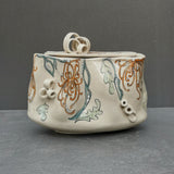 Wonderland Lidded Pot - handmade ceramic