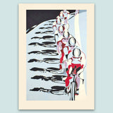 The Chain Gang - Large Linocut Print - 50 x 70cm