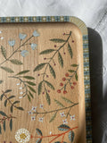 Flower - Hand Painted Wooden Tray