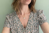 Gold & Silver Daisy Necklace by Curious Magpie Jewellery (1)