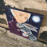 Midnight - Original Painting On Wood