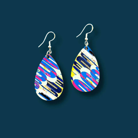 Wonderful O - Drop Earrings - Wearable Art