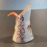Flower Dance Jug - handmade ceramic