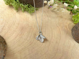 Silver Petal Necklace by Curious Magpie Jewellery (2)
