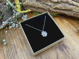 Gold & Silver Daisy Necklace by Curious Magpie Jewellery (1)
