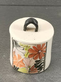 Flower Power Keepsake Pot - handmade ceramic