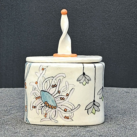 One Wish Keepsake Pot - handmade ceramic